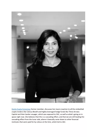 kavita gupta consensys former member discusses