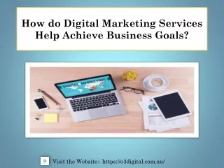 How do Digital Marketing Services Help Achieve Business Goals?