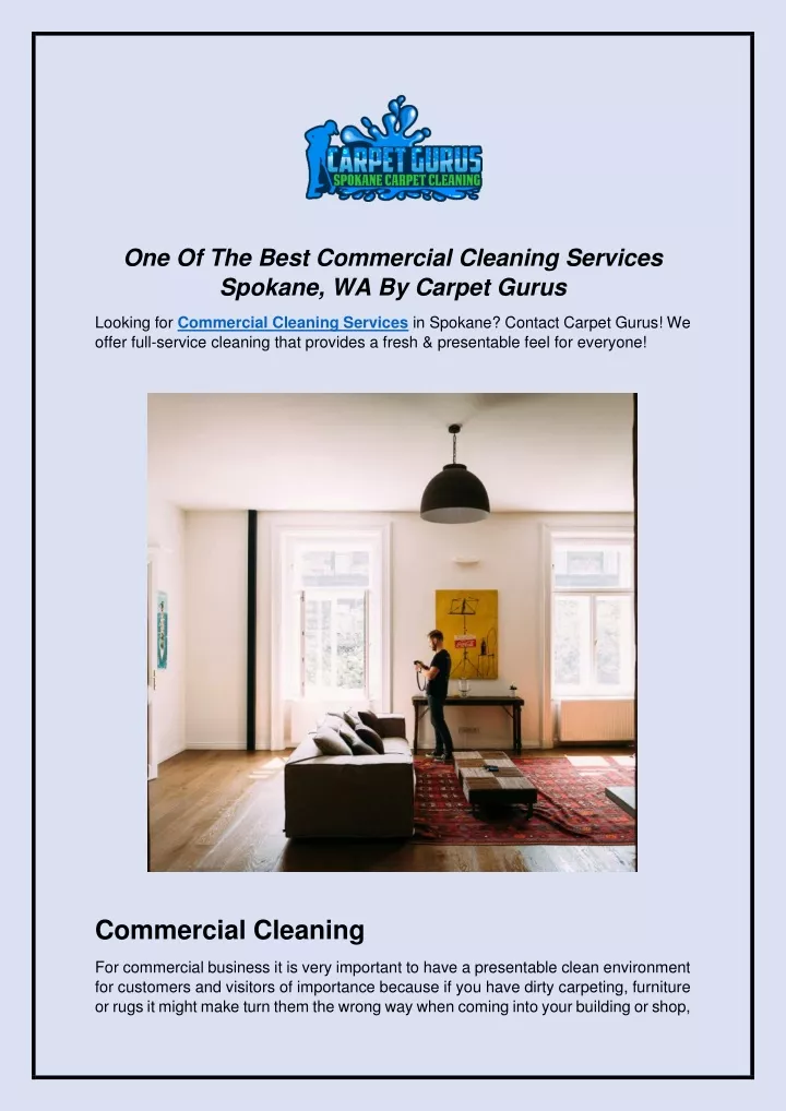 one of the best commercial cleaning services