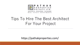 Tips To Hire The Best Architect