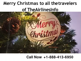 Book Amazing Christmas Flight Deals on TheAirlinesInfo
