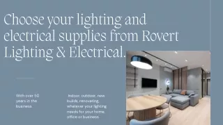 choose your lighting and electrical supplies from