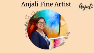 Decorate Your House Wall With Self-Taught Abstract Painting By Anjali