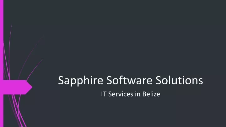 sapphire software solutions