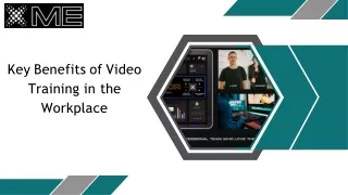 Key Benefits of Video Training in the Workplace
