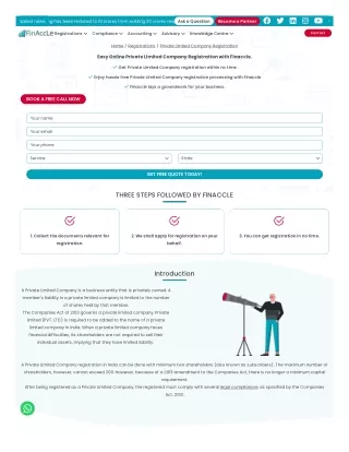 private limited company registration