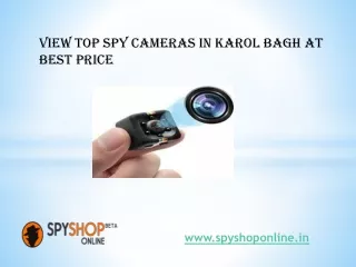 View Top Spy Cameras in Karol Bagh at best Price