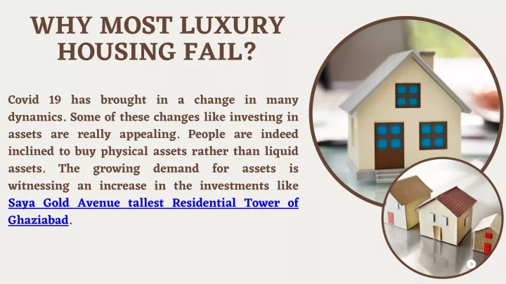 why most luxury housing fail