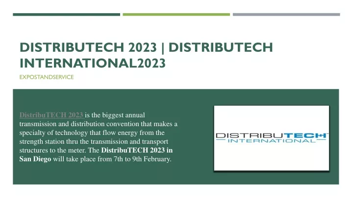 distributech 2023 distributech international2023