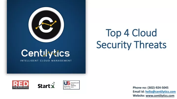 top 4 cloud security threats