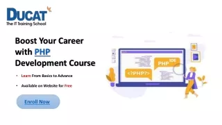 boost your career with php development course