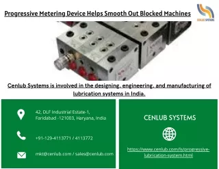 progressive metering device helps smooth