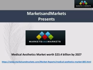 Medical Aesthetics Market | The Next Highest Booming Market In The Category Sect