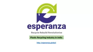 Plastic Recycling Industry in India