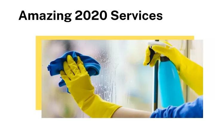 amazing 2020 services