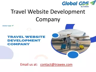 travel website development company