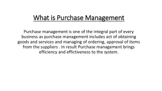Best Purchase management Software in Noida