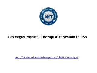 Las Vegas Physical Therapist at Nevada in USA