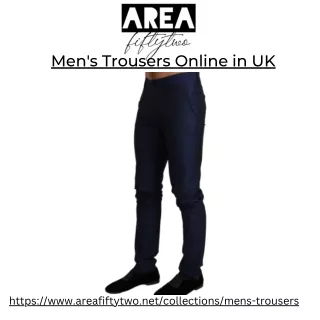 Men's Trousers Online UK