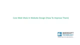 core web vitals in website design how to improve