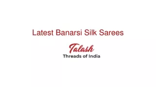 Buy Latest Banarsi Silk Sarees