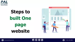 steps to built one page website