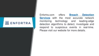 enfortra com offers breach detection services