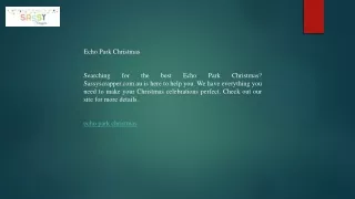 Echo Park Christmas  Sassyscrapper.com.au
