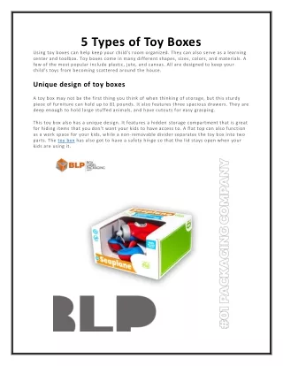 5 types of toy boxes using toy boxes can help