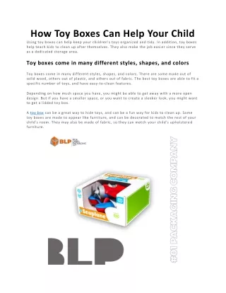 how toy boxes can help your child using toy boxes
