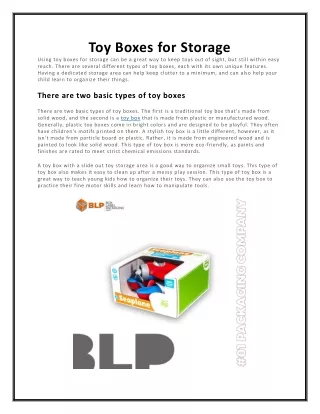 toy boxes for storage using toy boxes for storage