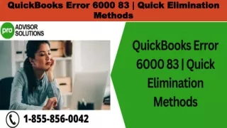 quickbooks error 6000 83 quick elimination methods