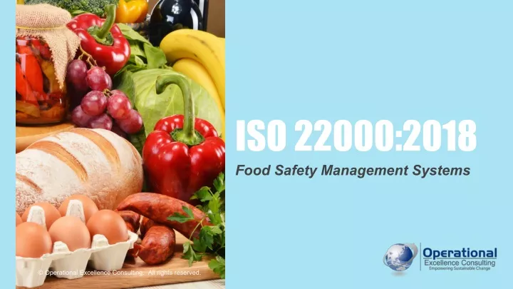 iso 22000 2018 food safety management systems