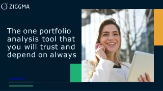 The one portfolio analysis tool that you will trust and depend on always