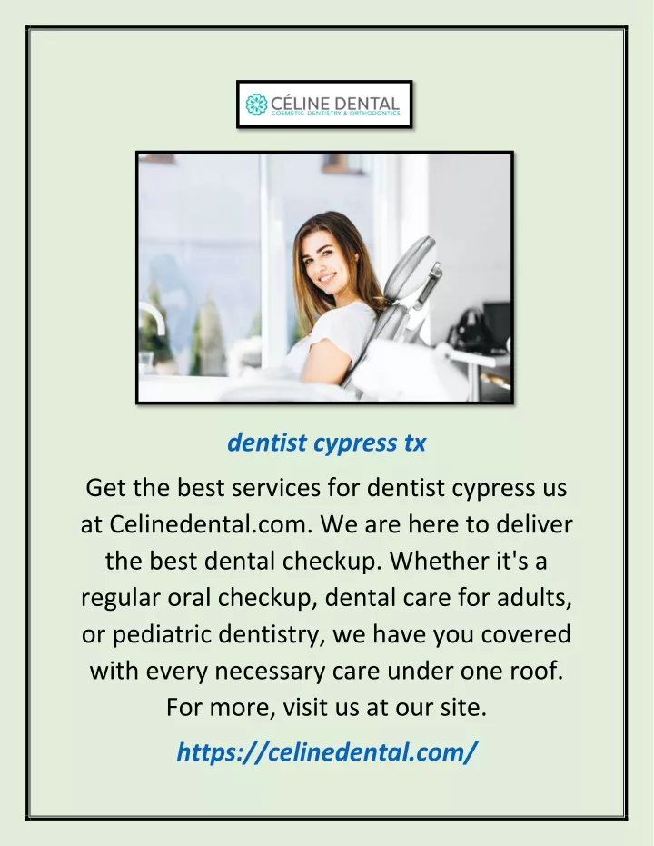 dentist cypress tx