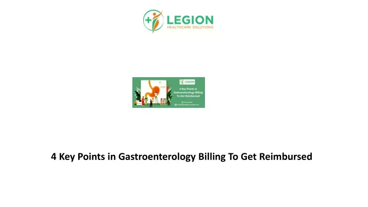 4 key points in gastroenterology billing
