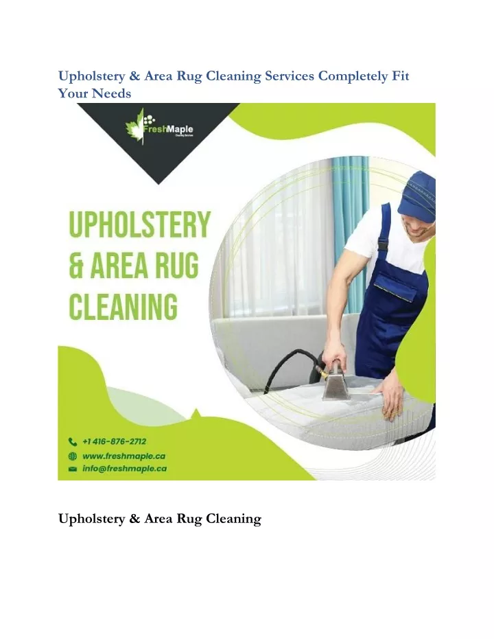 upholstery area rug cleaning services completely