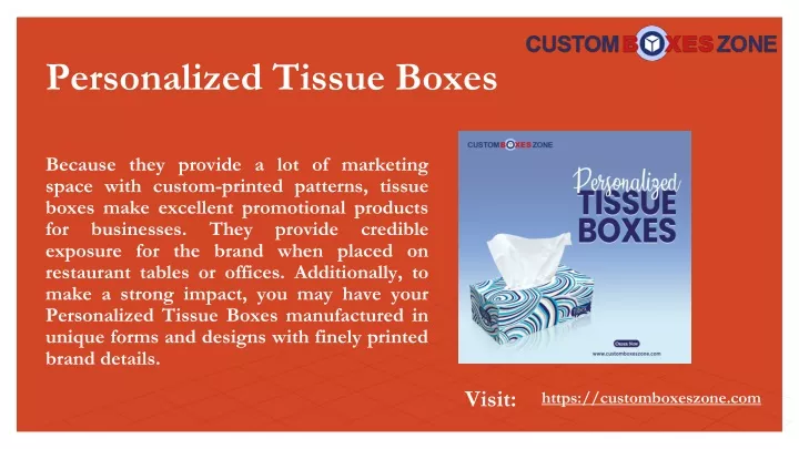 personalized tissue boxes