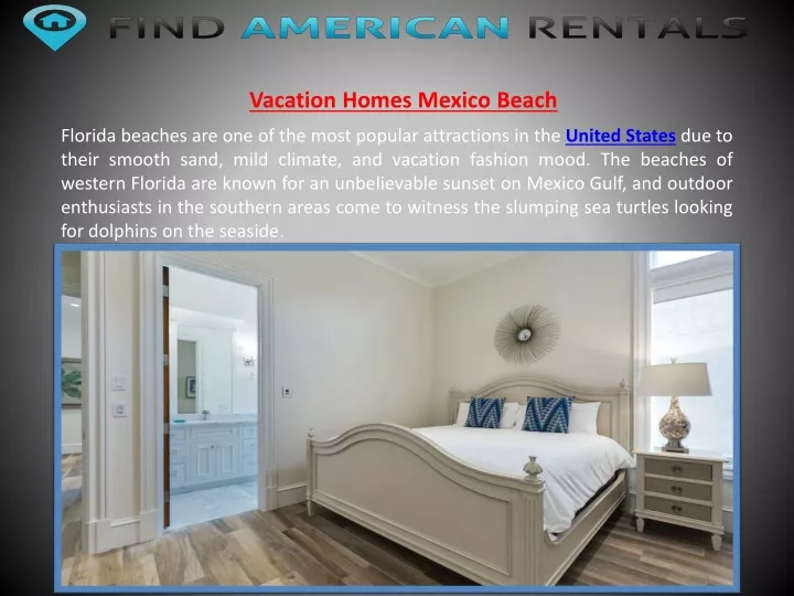 vacation homes mexico beach