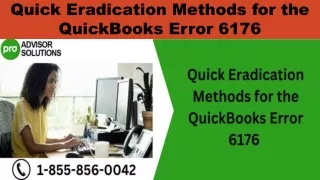 quick eradication methods for the quickbooks error 6176