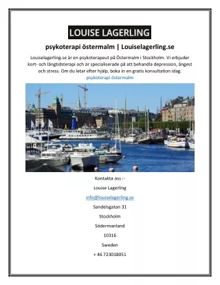 psykoterapi stermalm louiselagerling se