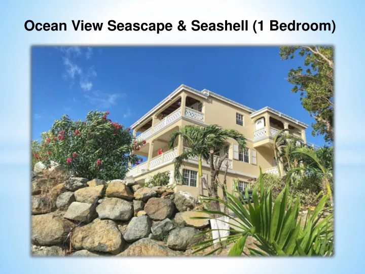 ocean view seascape seashell 1 bedroom