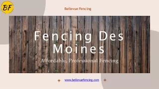 Affordable Fence Repair in Des Moines, WA