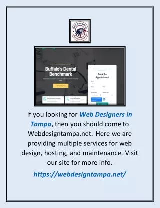 if you looking for web designers in tampa then