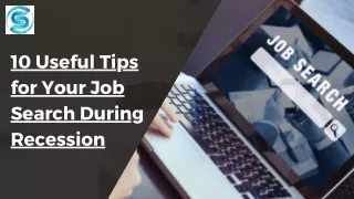 10 Useful Tips for Your Job Search During Recession