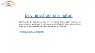 Driving school Ermington  3mdrivingschool.com.au