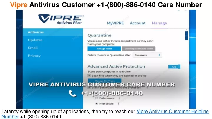 vipre antivirus customer 1 800 886 0140 care
