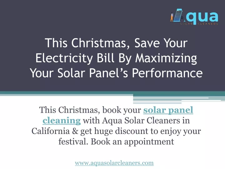 this christmas save your electricity bill