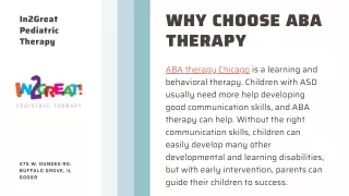 why choose aba therapy