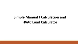 Simple Manual J Calculation and HVAC Load Calculator